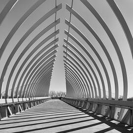 Farnam Pier on Missour River in Omaha Nebraska by Mary Lee Dereske