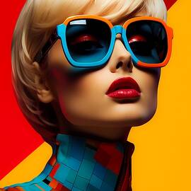 Fashion in a vibrant futuristic style No 3 by Andre Petrov