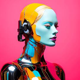 Fashion in a vibrant futuristic style No 4 by Andre Petrov