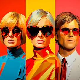 Fashion in a vibrant futuristic style No 5 by Andre Petrov