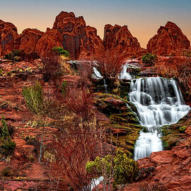 Faux Falls - Moab, Utah by Abbie Matthews