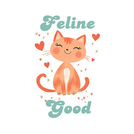 Feline Good by Dancing Littles Jungle