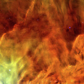 Fiery Cosmic Nebula by Stefano Senise