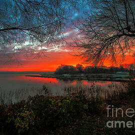 Fiery Sunrise by Mark Triplett
