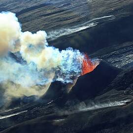 Fire from the air #5 by Christopher Mathews