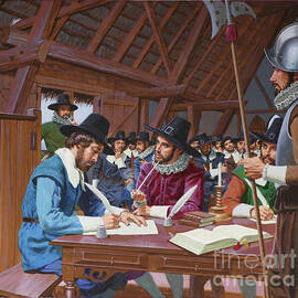 First Legislative Assembly In America by Ed Vebell