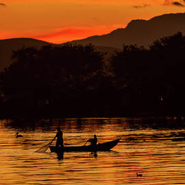 Fishermen Sunset by Tommy Farnsworth