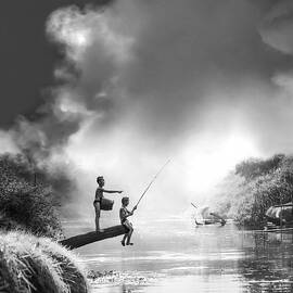 Fishing  by Sofie Conte