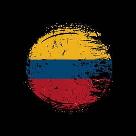 Flag of Colombia Distressed by Flippin Sweet Gear