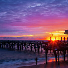 Flagler Beach Fishing Pier by Susan Candelario