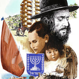 Emblems Of Israel by Mel Crawford