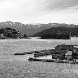 Floating Fishing Dock in Norway by Olivier Le Queinec