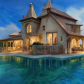 Floating Island House by Eris And AI