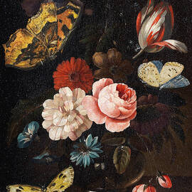 Floral Still Life Painting Print by Georgia Clare