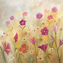 Flowers In The Mist by Angeles M Pomata