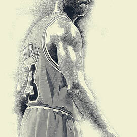 Focus of Michael Jordan by Gradify Creations