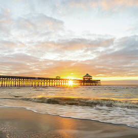 Folly Beach Pier Sunrise by Ivo Kerssemakers