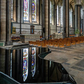 Font reflections #1 by Shirley Mitchell