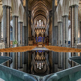 Font Reflections #2 by Shirley Mitchell