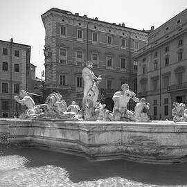 Fontana del Moro - The Moor Fountain - Piazza Navona. by Stefano Senise