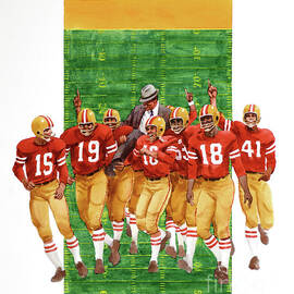 Coach Bear Bryant by Tom McNeely