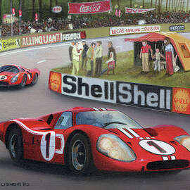 Ford Vs Ferrari by Norb Lisinski