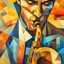 Fractured Jazz, 01 by AM FineArtPrints