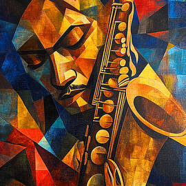Fractured Jazz, 02 by AM FineArtPrints