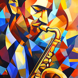 Fractured Jazz, 03 by AM FineArtPrints