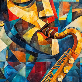 Fractured Jazz, 04 by AM FineArtPrints