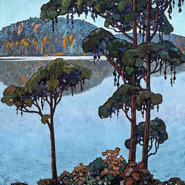 Frank Johnston's tribute to Tom Thomson by Franz Frank Hans Johnston