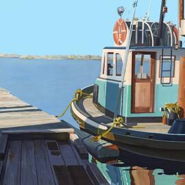Fraser River tug by Gary Giacomelli