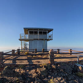 Fredonyer Peak Lookout - Top of the world in Lassen County Calif by Mike Lee