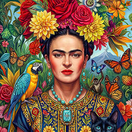 Frida's Garden of the Soul by Mark Ashkenazi