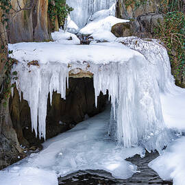 Frozen Cascade by Dave King