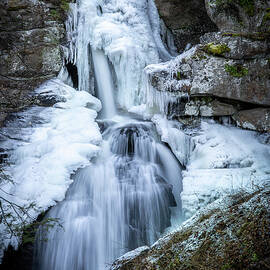 Frozen Kent Falls by Dave King