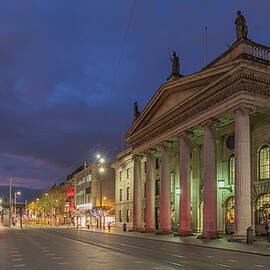 General Post Office GPO and O'Connell Street, Dublin, Ireland by Adrian Hendroff