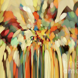 Genesis 19 15. Angels Guiding Lot. Abstract Christian Wall Art by Mark Lawrence