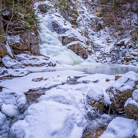 Gibbs Falls Under Ice by Jeff Sinon