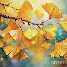 Gingko Fans by Macro Abundance