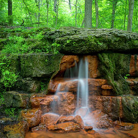 Glen Helen Nature Preserve Waterfall by Dan Sproul