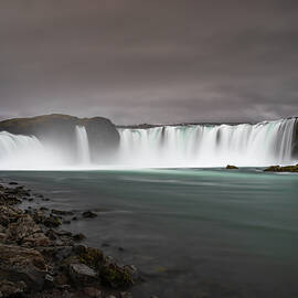 Godafoss From The Lower Tier, Iceland - Version 2 by Adrian Hendroff