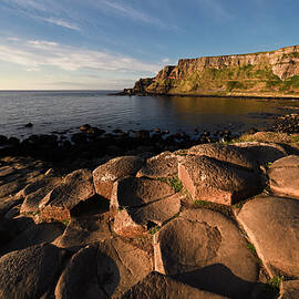 Golden Hour at the Giant's Causeway by Steven Nelson
