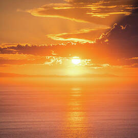 Golden Hour Glow Sunset by Abigail Diane Photography