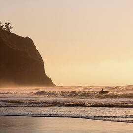 Golden Hour Surfer by Mike Lee