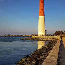 Golden Light on Barnegat Lighthouse by Richard DeYoung