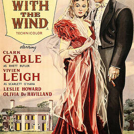 ''Gone With the Wind'', with Clark Gable and Vivien Leigh, 1939-2 by Retro Art World