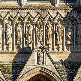 Gothic Cathedral Facade  by Shirley Mitchell