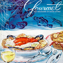 Gourmet Magazine March 1955 by Henry Stahlhut