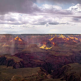 Grand Canyon Yavapai Panorama by Rebecca Herranen